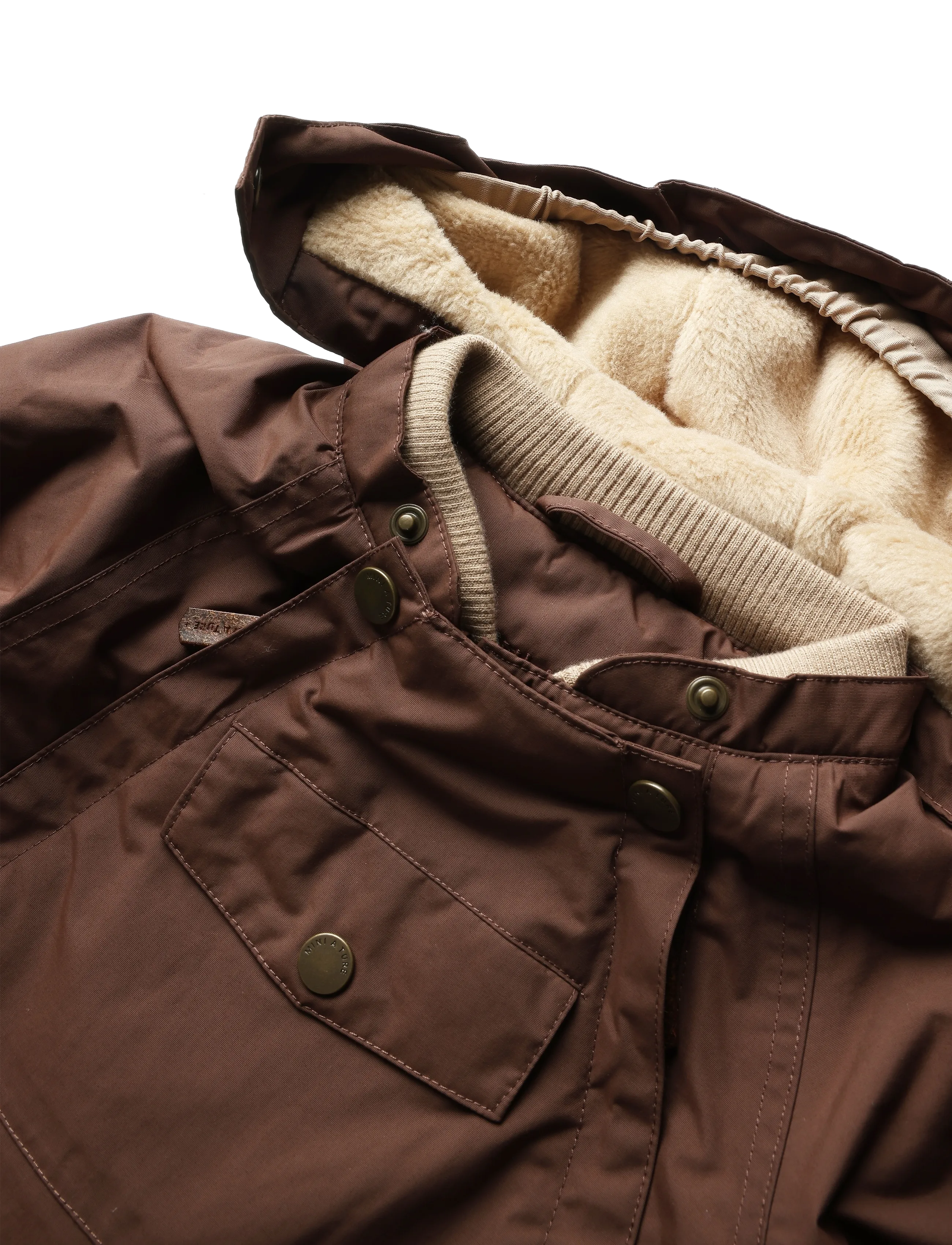 MINI A TURE - MATWILBO snowsuit. GRS - talvekombed - chestnut brown - 3