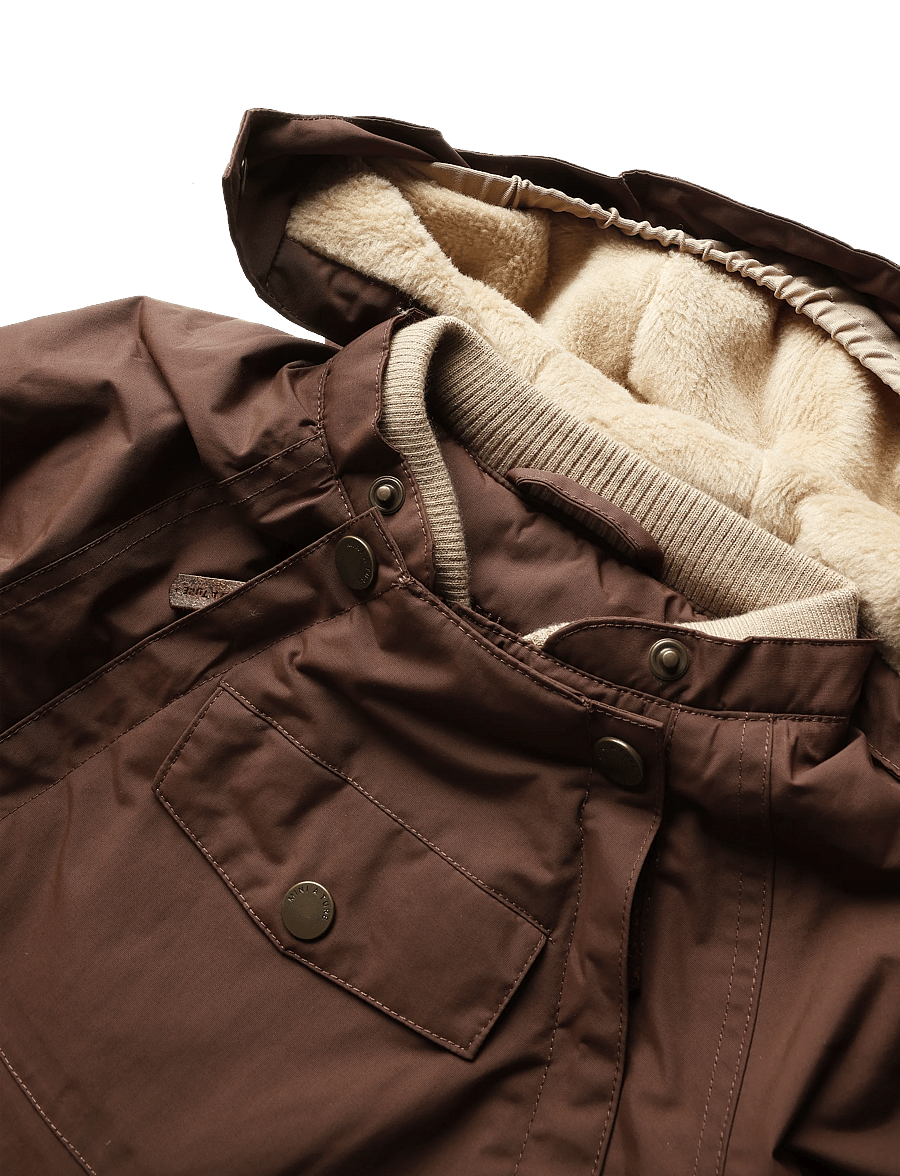 MINI A TURE - MATWILBO snowsuit. GRS - talvekombed - chestnut brown - 3