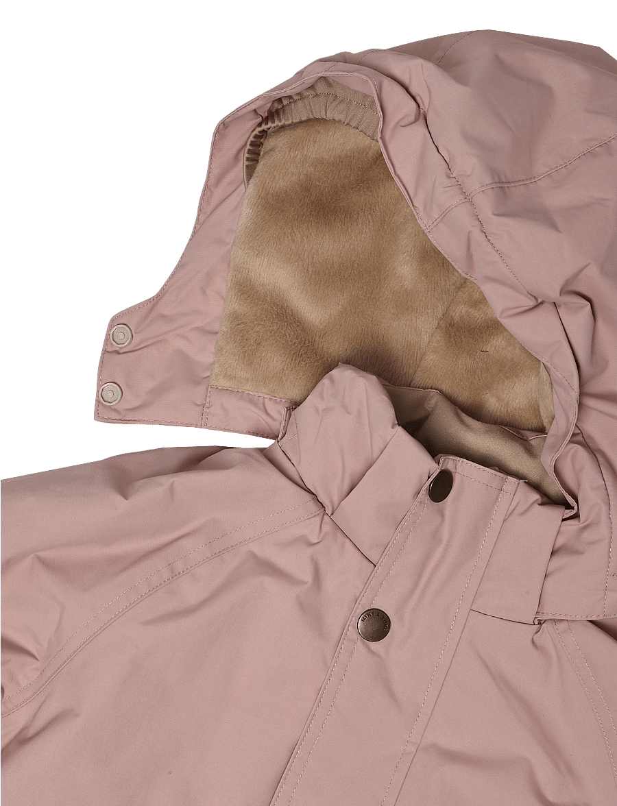 MINI A TURE - MATWANNI fleece lined snowsuit. GRS - vinteroveraller - adobe rose - 4