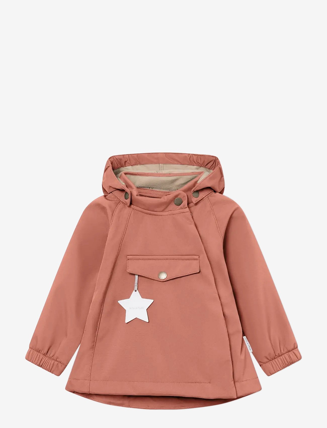 MINI A TURE Matwai Softshell Jacket. Grs - Brown - 3Y/98