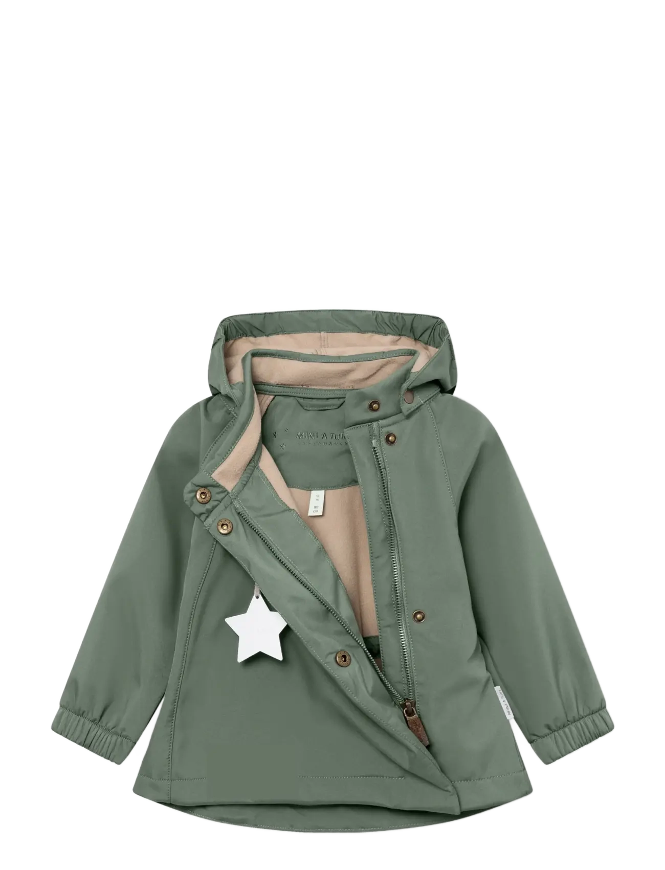 MINI A TURE - MATWAI softshell jacket. GRS - softshell-joped - dark forest - 2