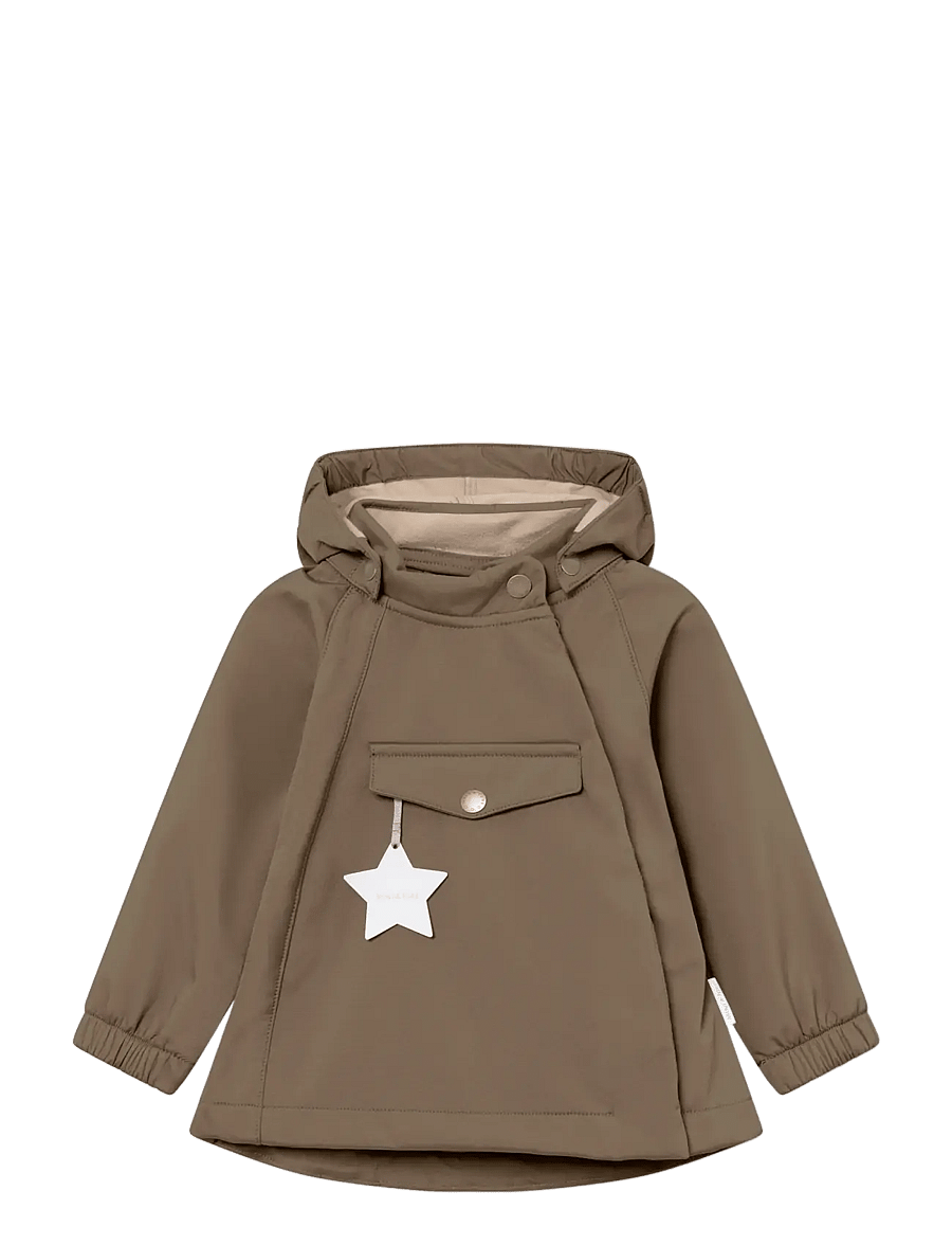 MINI A TURE - MATWAI softshell jacket. GRS - softshell-joped - morel grey - 0