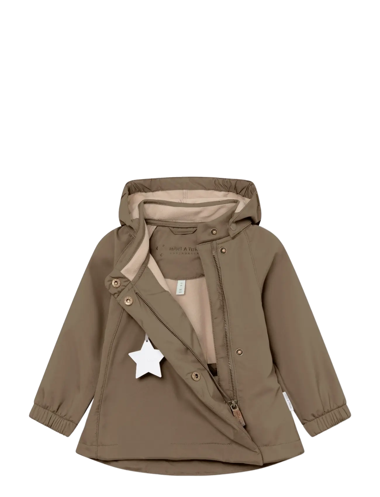 MINI A TURE - MATWAI softshell jacket. GRS - softshell-joped - morel grey - 2