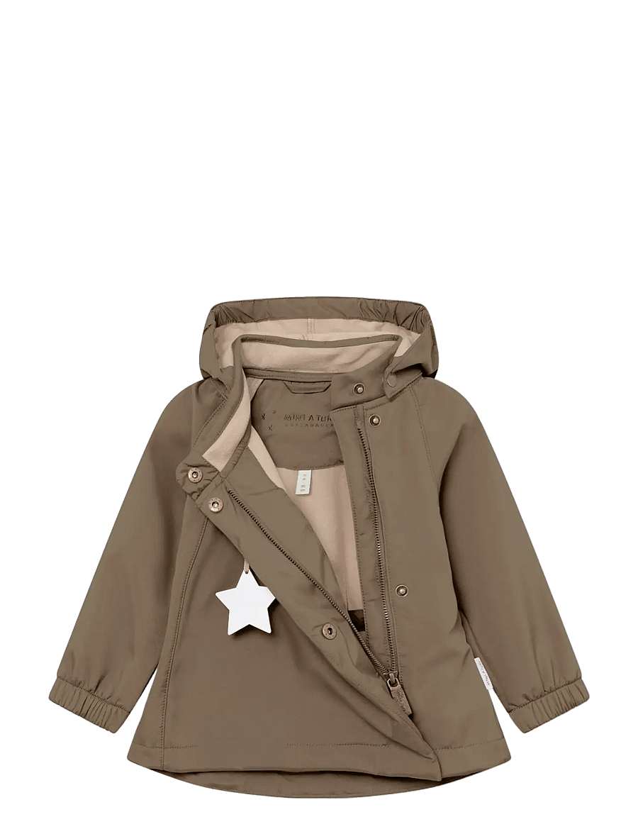 MINI A TURE - MATWAI softshell jacket. GRS - softshell-joped - morel grey - 2