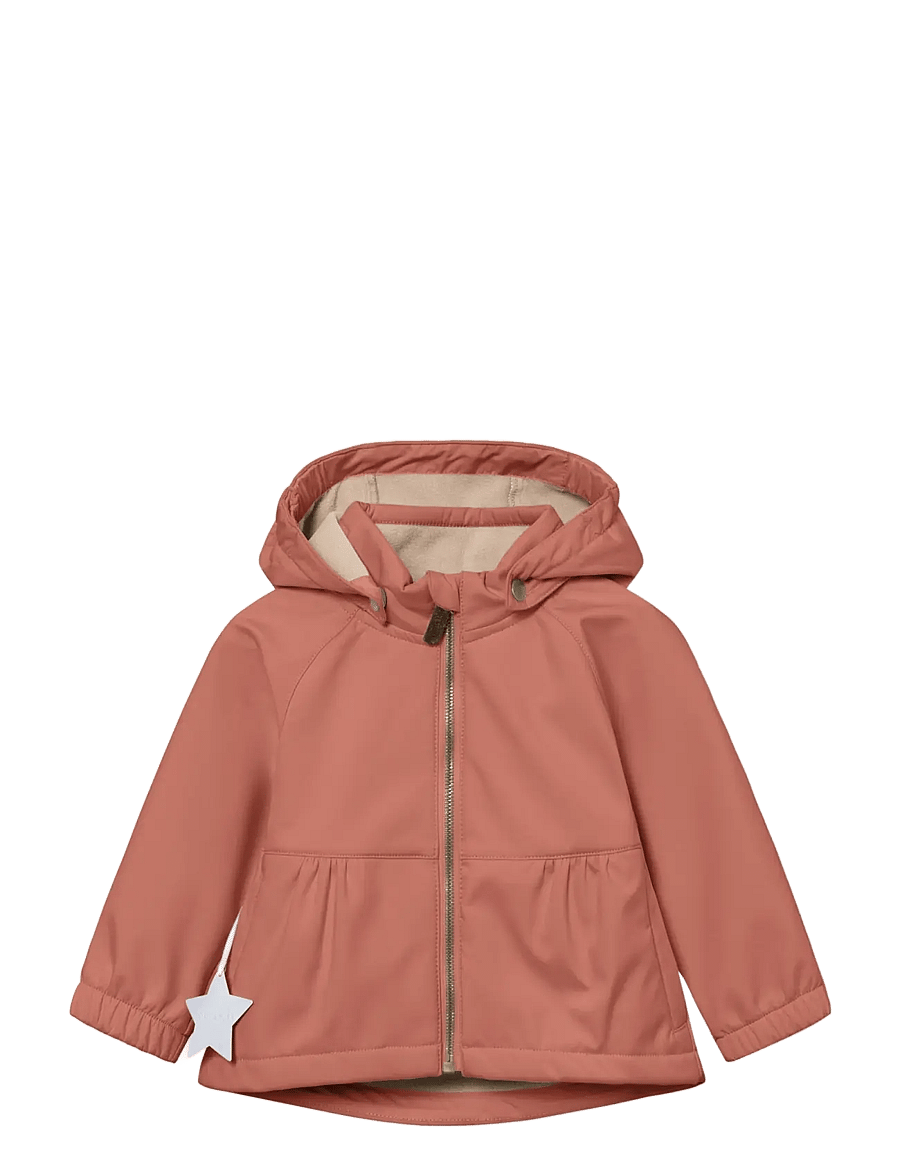 MINI A TURE - MATBRIDDI softshell jacket. GRS - softshell-joped - cedar wood - 1