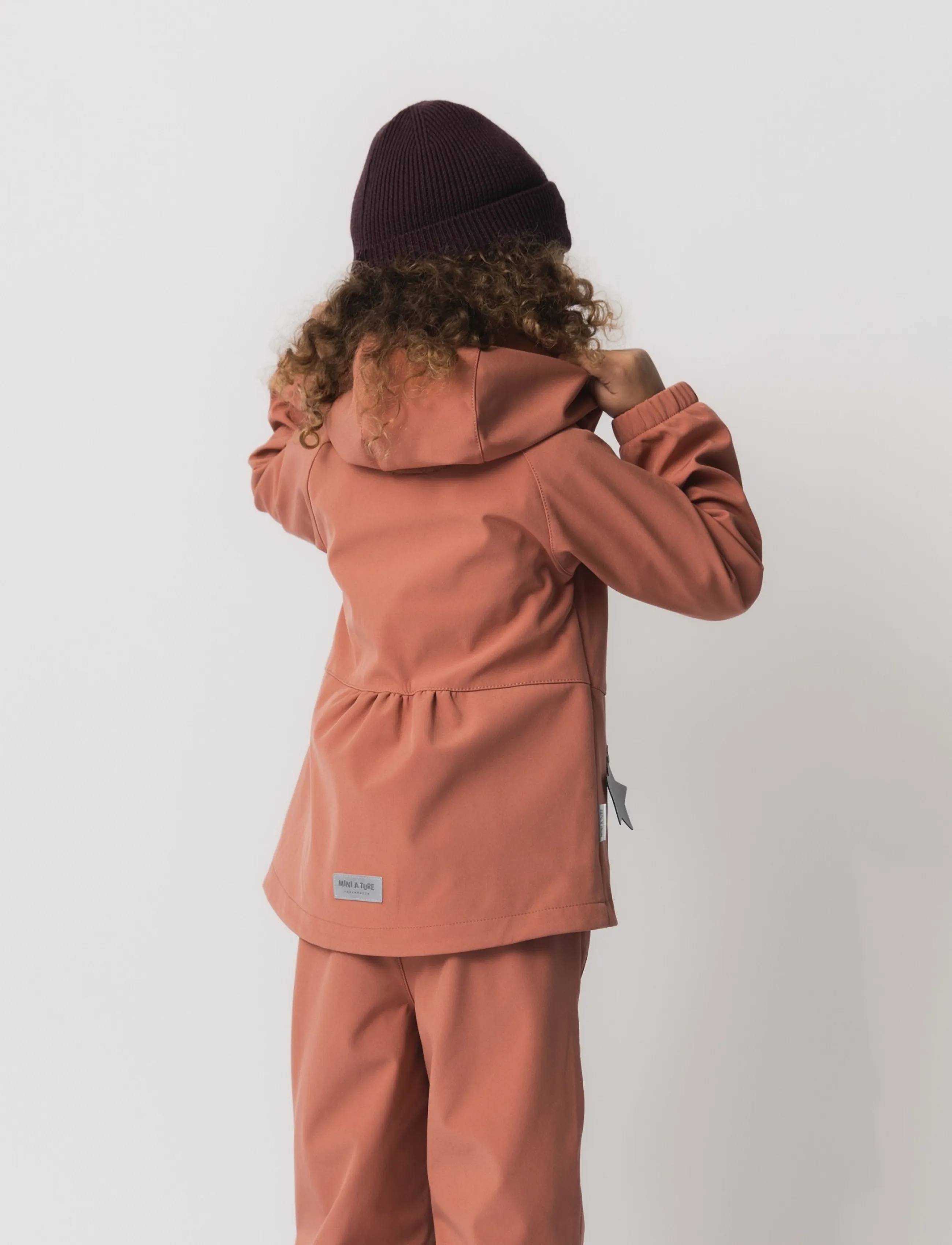 MINI A TURE - MATBRIDDI softshell jacket. GRS - softshell-joped - cedar wood - 5