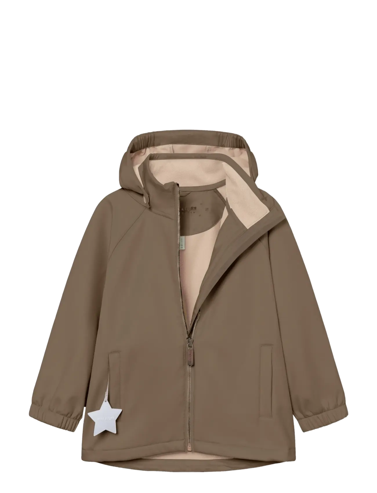 MINI A TURE - MATADEN softshell jacket. GRS - softshell-joped - morel grey - 3