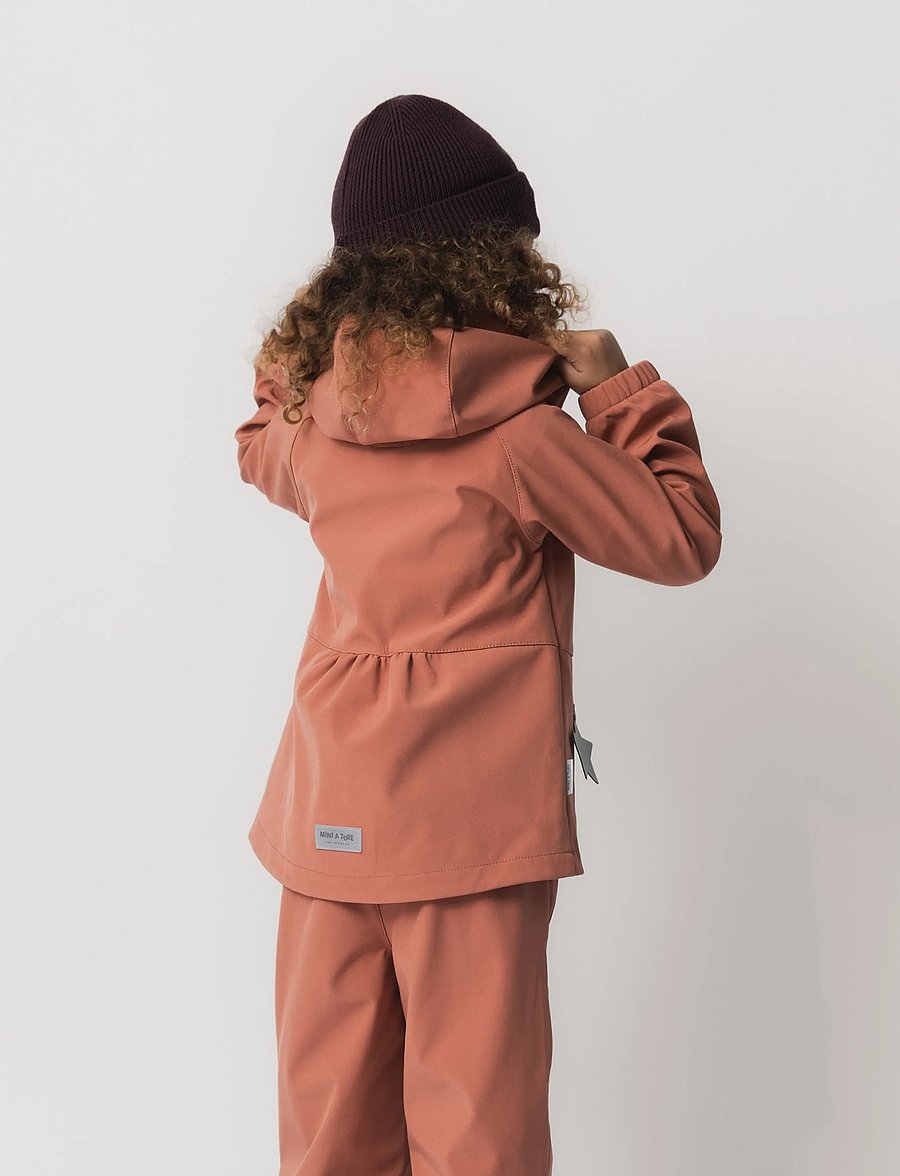 MINI A TURE - MATAIANO softshell pants. GRS - beebipüksid - cedar wood - 3