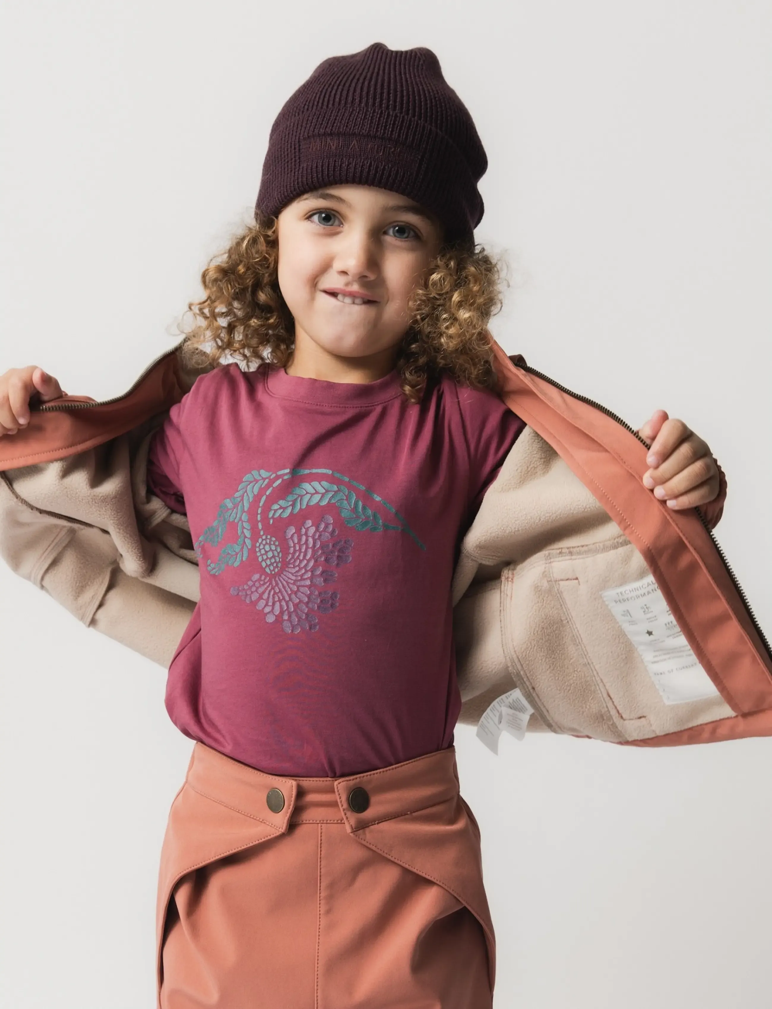 MINI A TURE - MATAIANO softshell pants. GRS - beebipüksid - cedar wood - 4