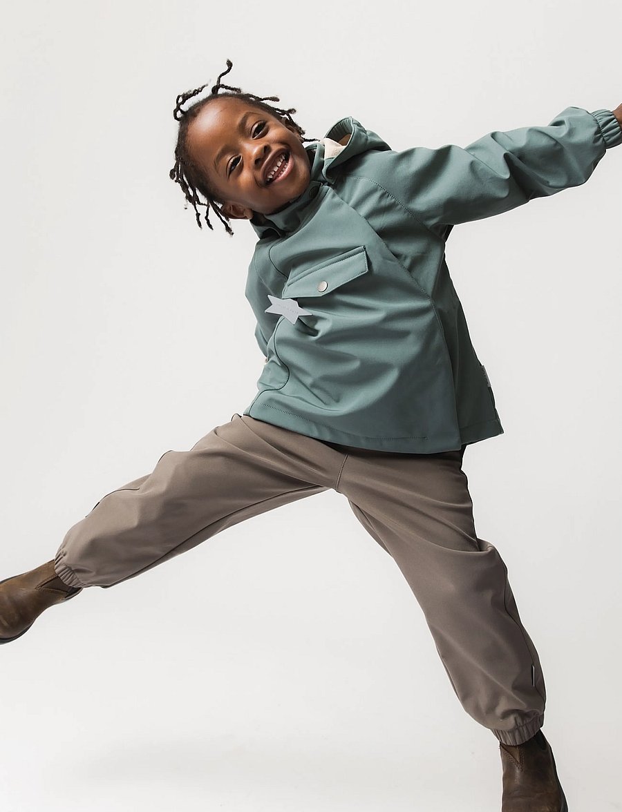 MINI A TURE - MATAIANO softshell pants. GRS - beebipüksid - morel grey - 0
