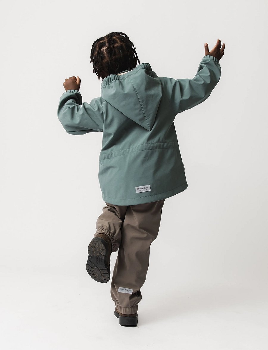 MINI A TURE - MATAIANO softshell pants. GRS - beebipüksid - morel grey - 4