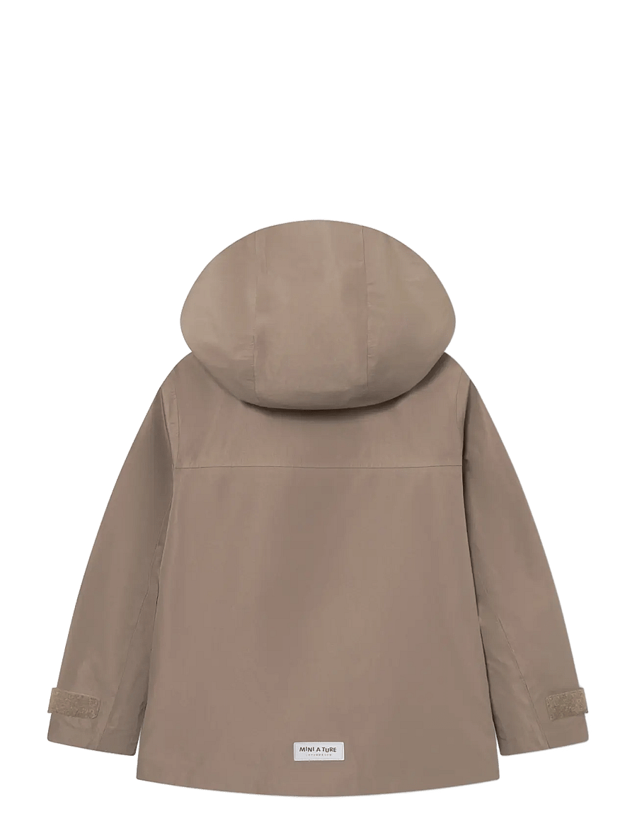 MINI A TURE - MATTITAN 3-in-1 shell jacket. GRS - shell-joped - grey brown - 1