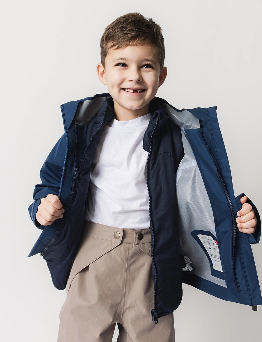 MINI A TURE - MATTITAN 3-in-1 shell jacket. GRS - shell-joped - insignia blue - 0