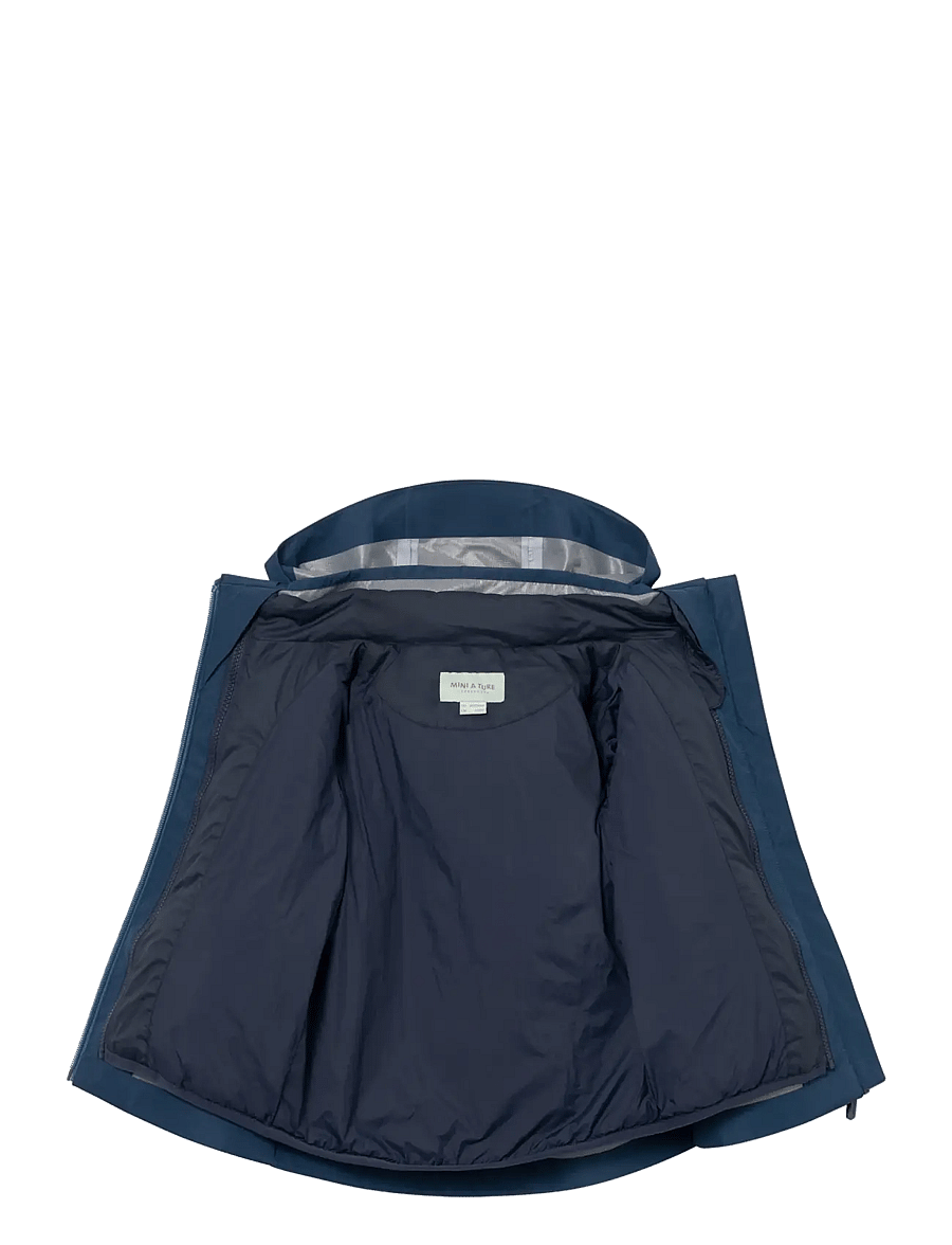 MINI A TURE - MATTITAN 3-in-1 shell jacket. GRS - shell-joped - insignia blue - 4