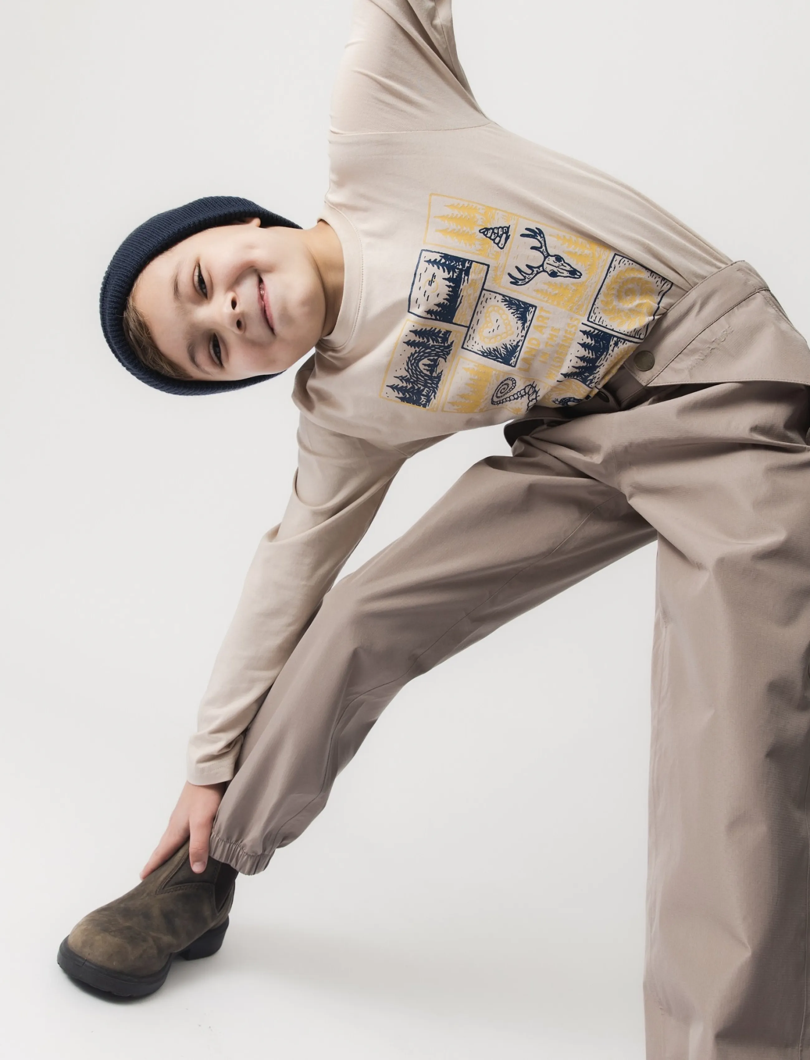 MINI A TURE - MATKODIAK shell pants. GRS - shell-püksid - grey brown - 5