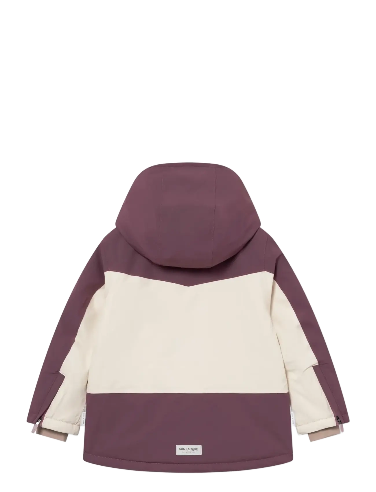 MINI A TURE - MATADANE ski tech jacket. GRS - egg plant - white - 2