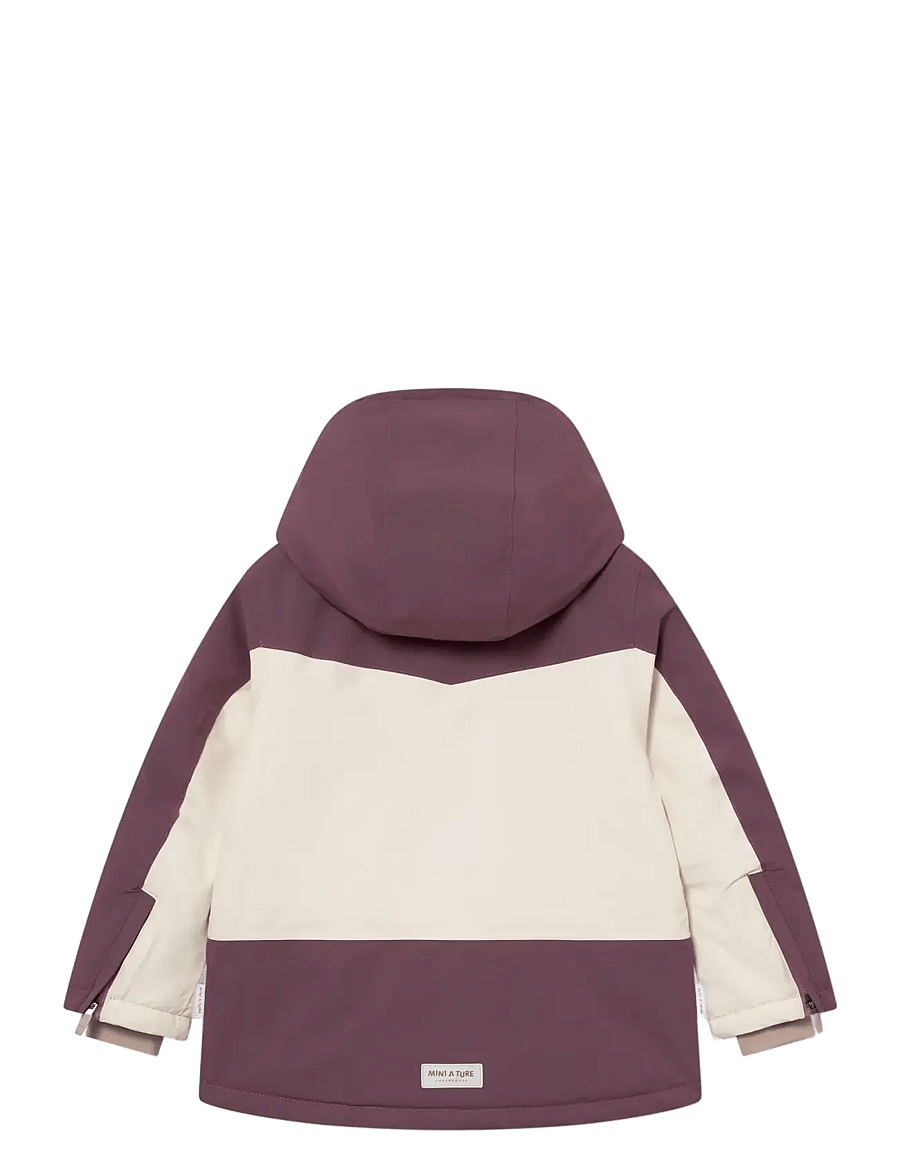 MINI A TURE - MATADANE ski tech jacket. GRS - egg plant - white - 2