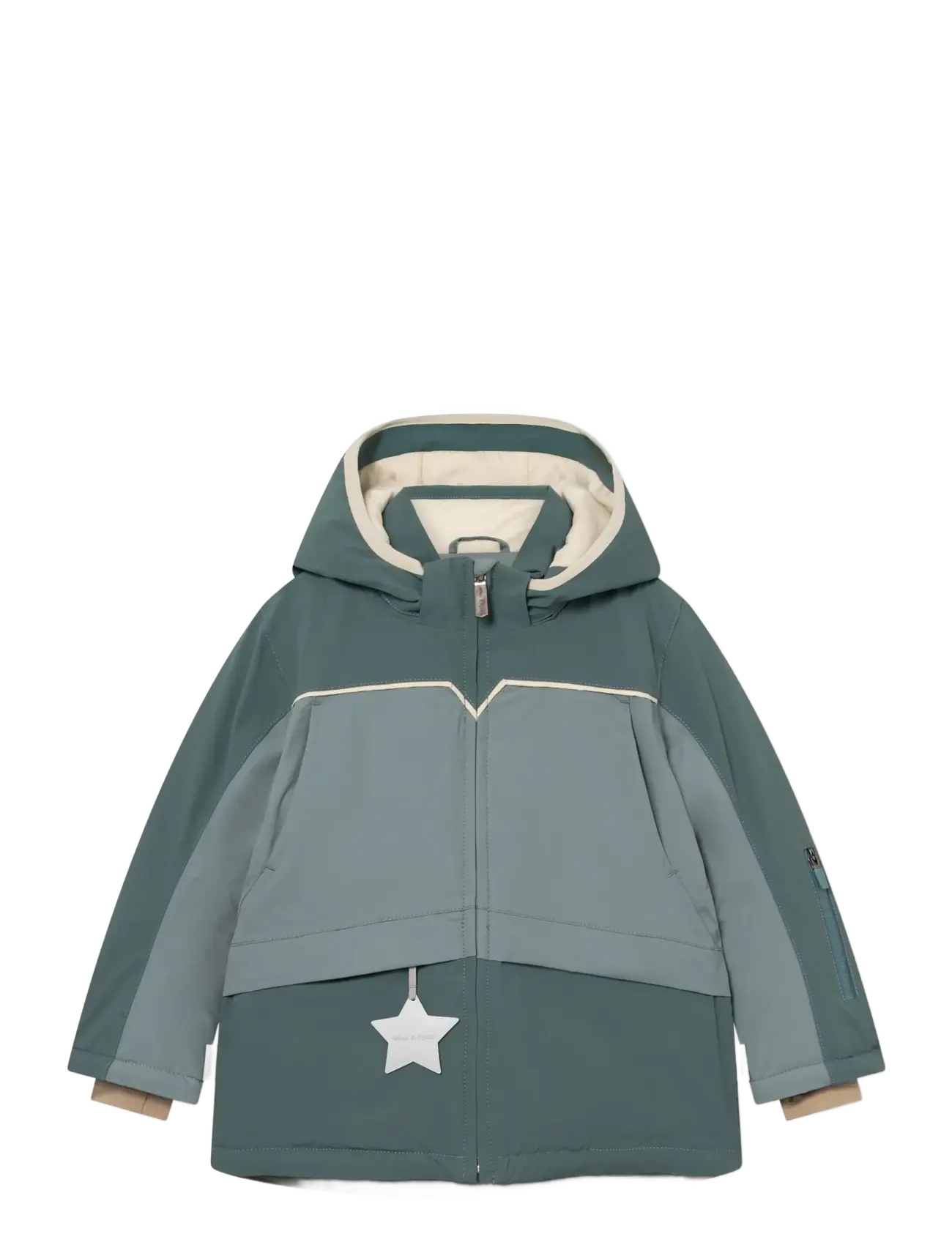 MINI A TURE - MATADANE ski tech jacket. GRS - sea pine - trooper blue - 1