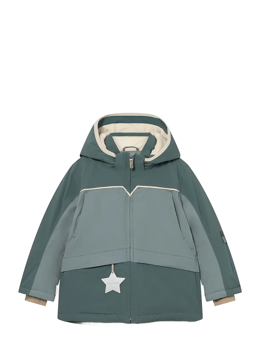 MINI A TURE - MATADANE ski tech jacket. GRS - sea pine - trooper blue - 1