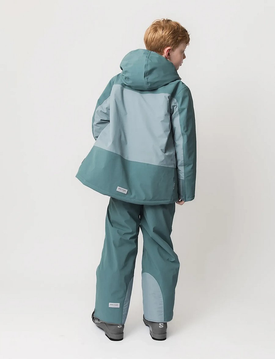 MINI A TURE - MATADANE ski tech jacket. GRS - sea pine - trooper blue - 0