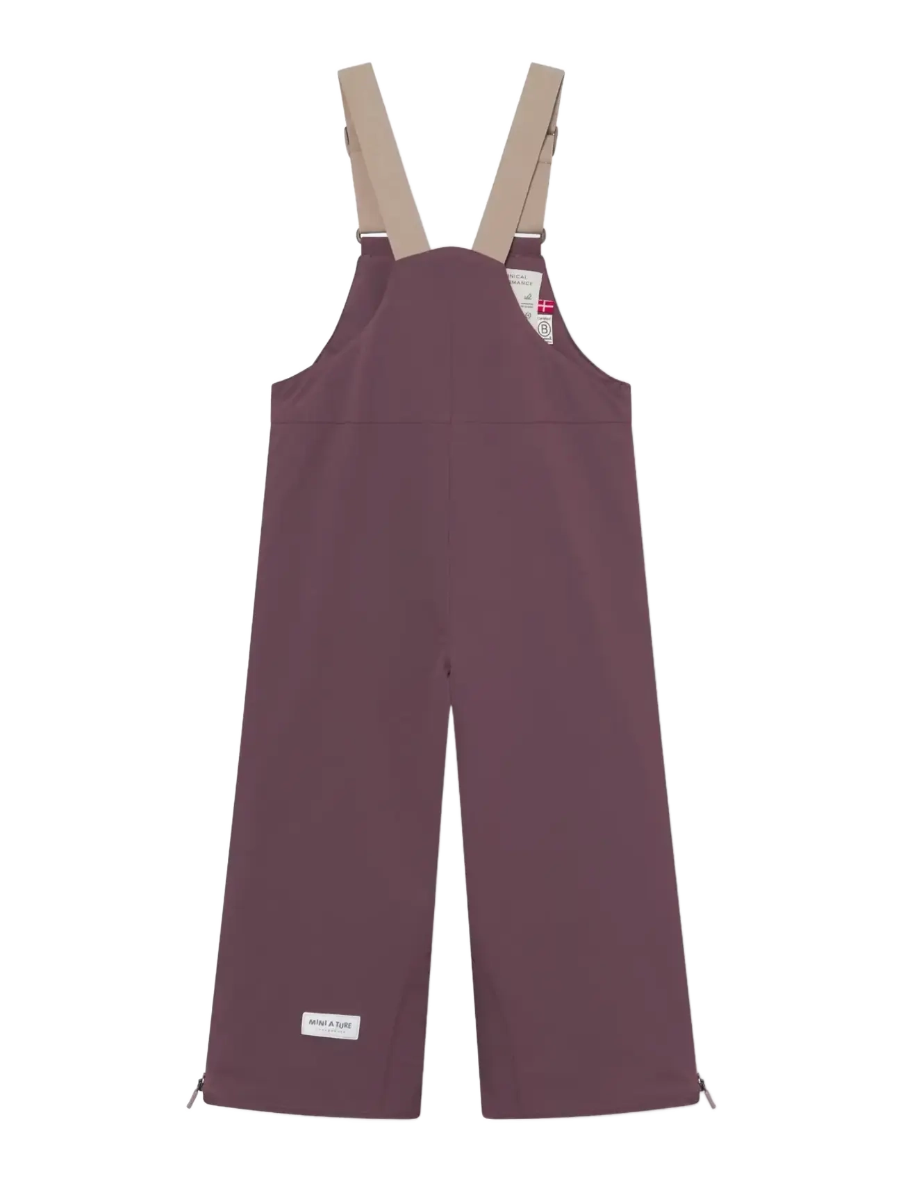 MINI A TURE - MATADAL ski tech pants. GRS - egg plant - white - 2
