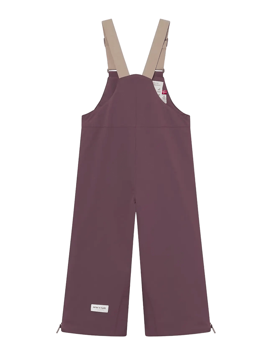 MINI A TURE - MATADAL ski tech pants. GRS - egg plant - white - 2