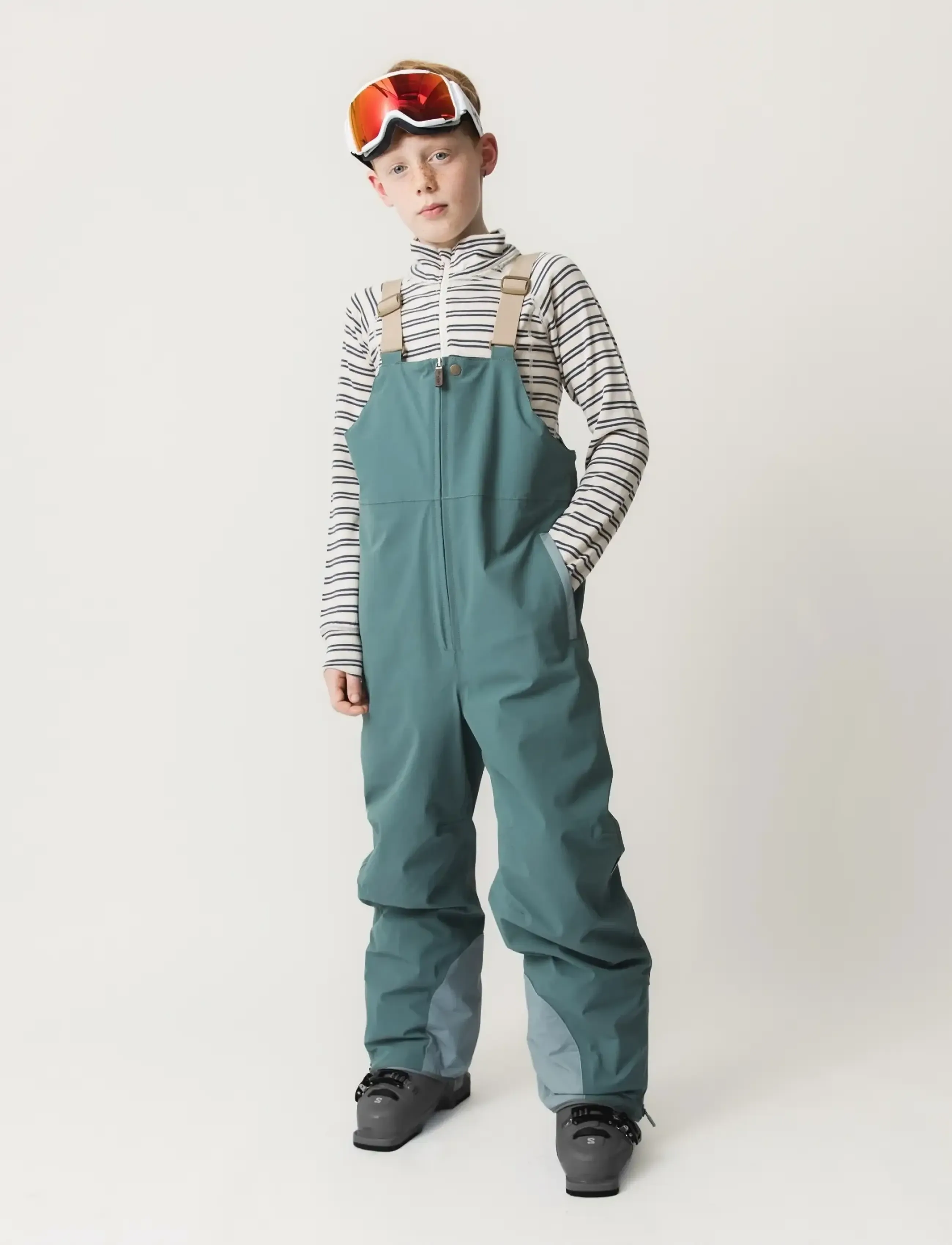 MINI A TURE - MATADAL ski tech pants. GRS - sea pine - trooper blue - 3