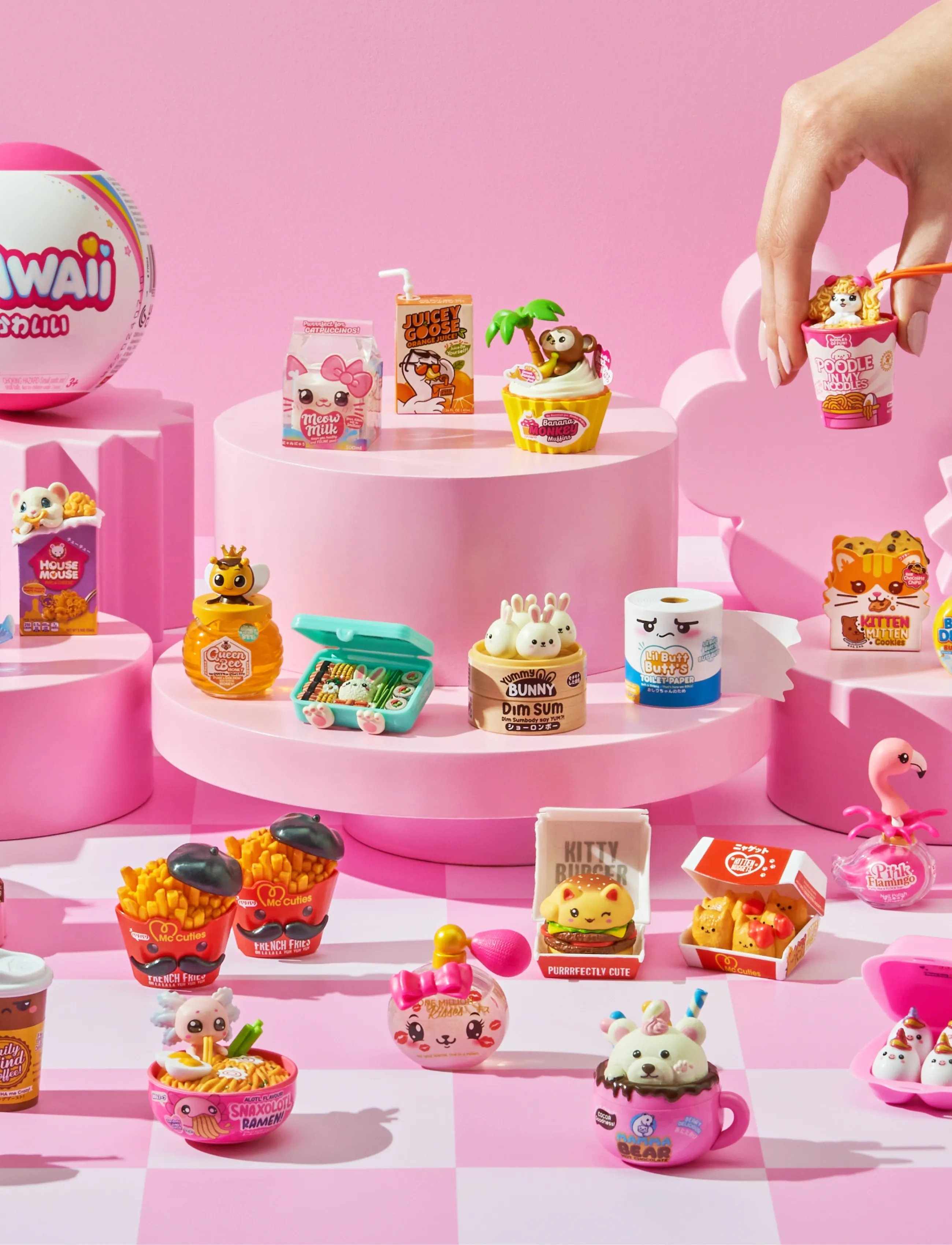 MINI BRANDS - MINI BRANDS KAWAII - legemad & legekager - multi - 0