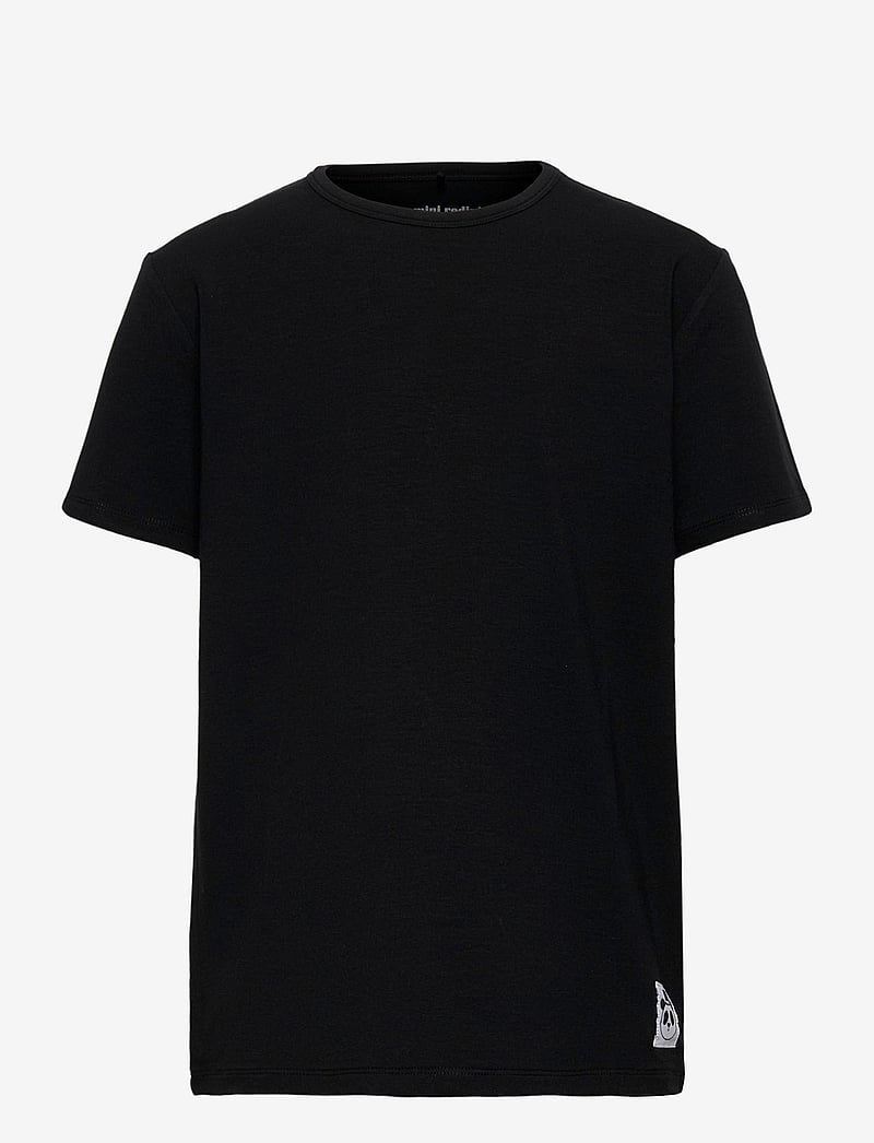 Mini Rodini - Basic ss tee - kortärmade t-shirts - black - 0