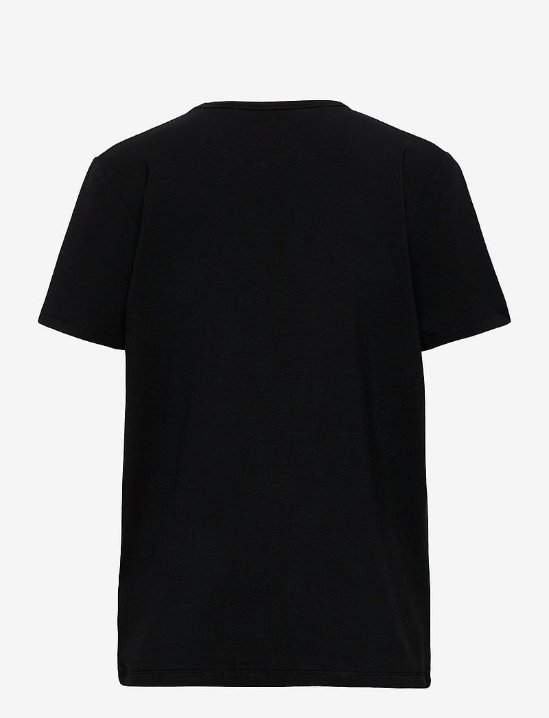 Mini Rodini - Basic ss tee - kortärmade t-shirts - black - 1