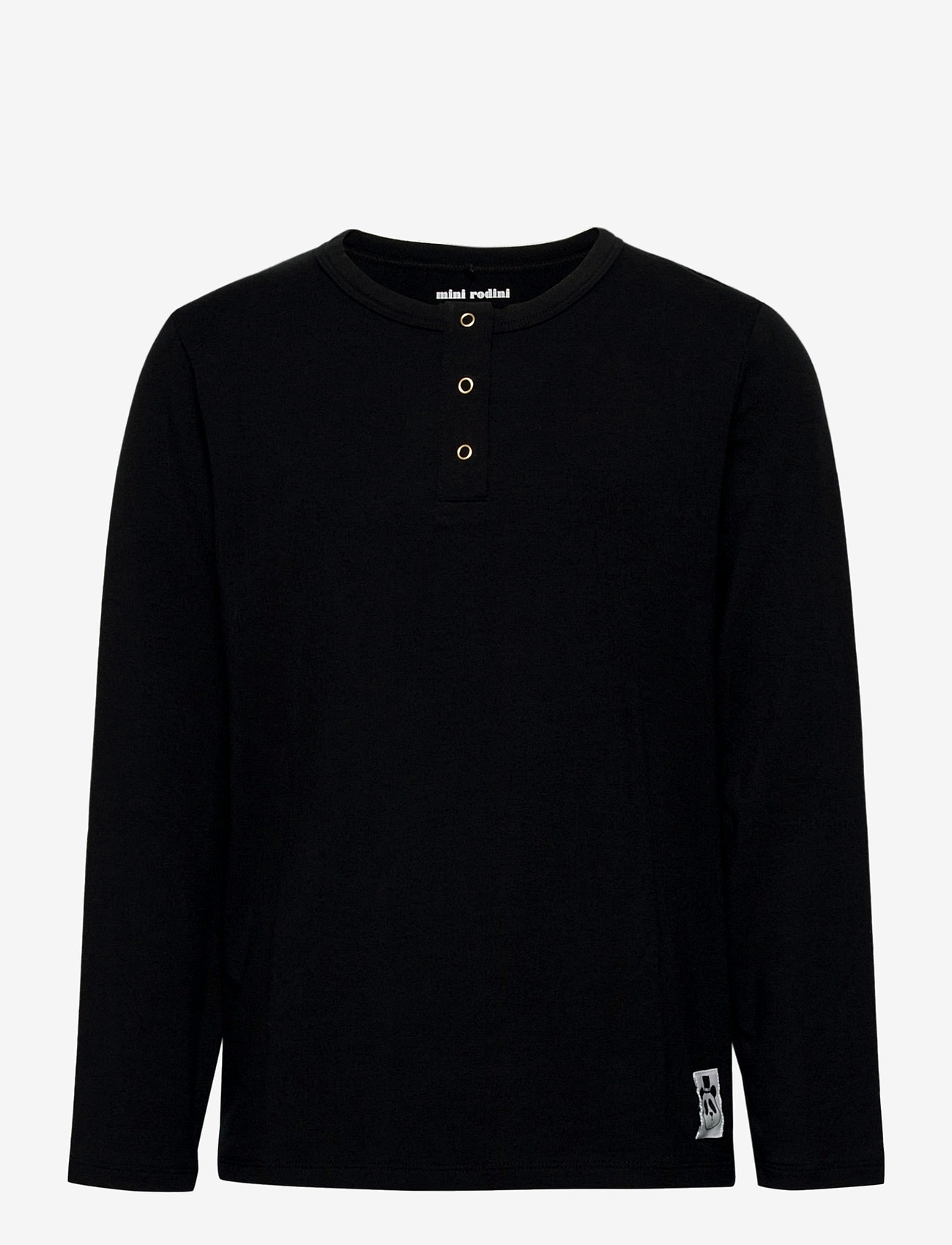 Mini Rodini - Basic grandpa - langærmede - black - 0