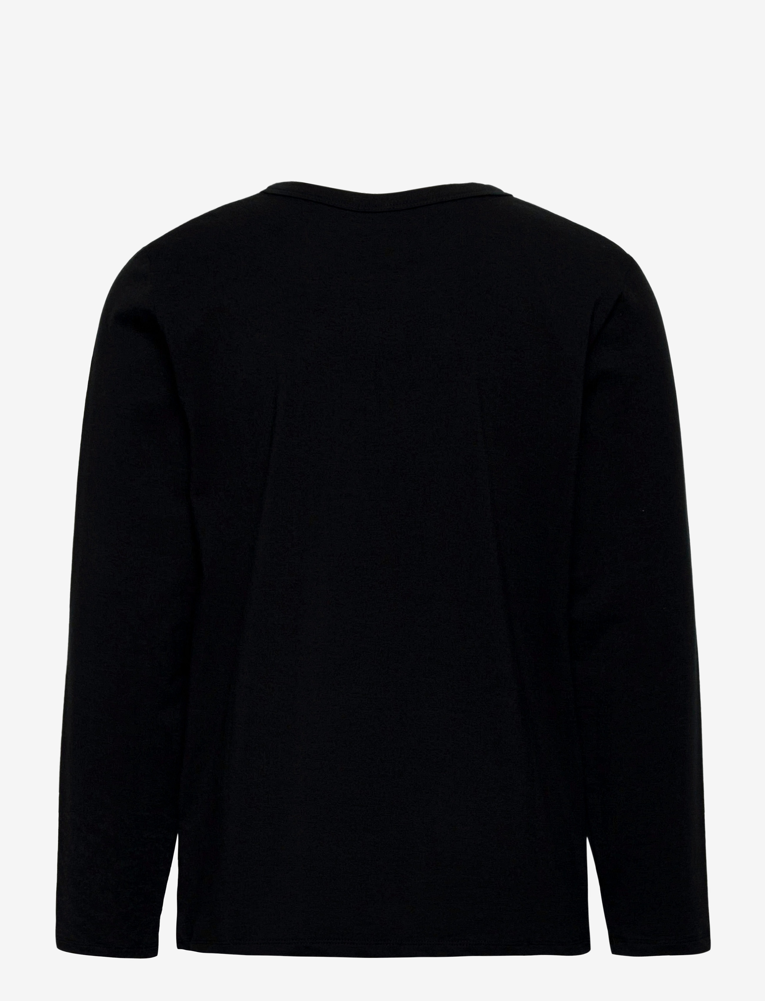 Mini Rodini - Basic grandpa - pitkähihaiset paidat - black - 1