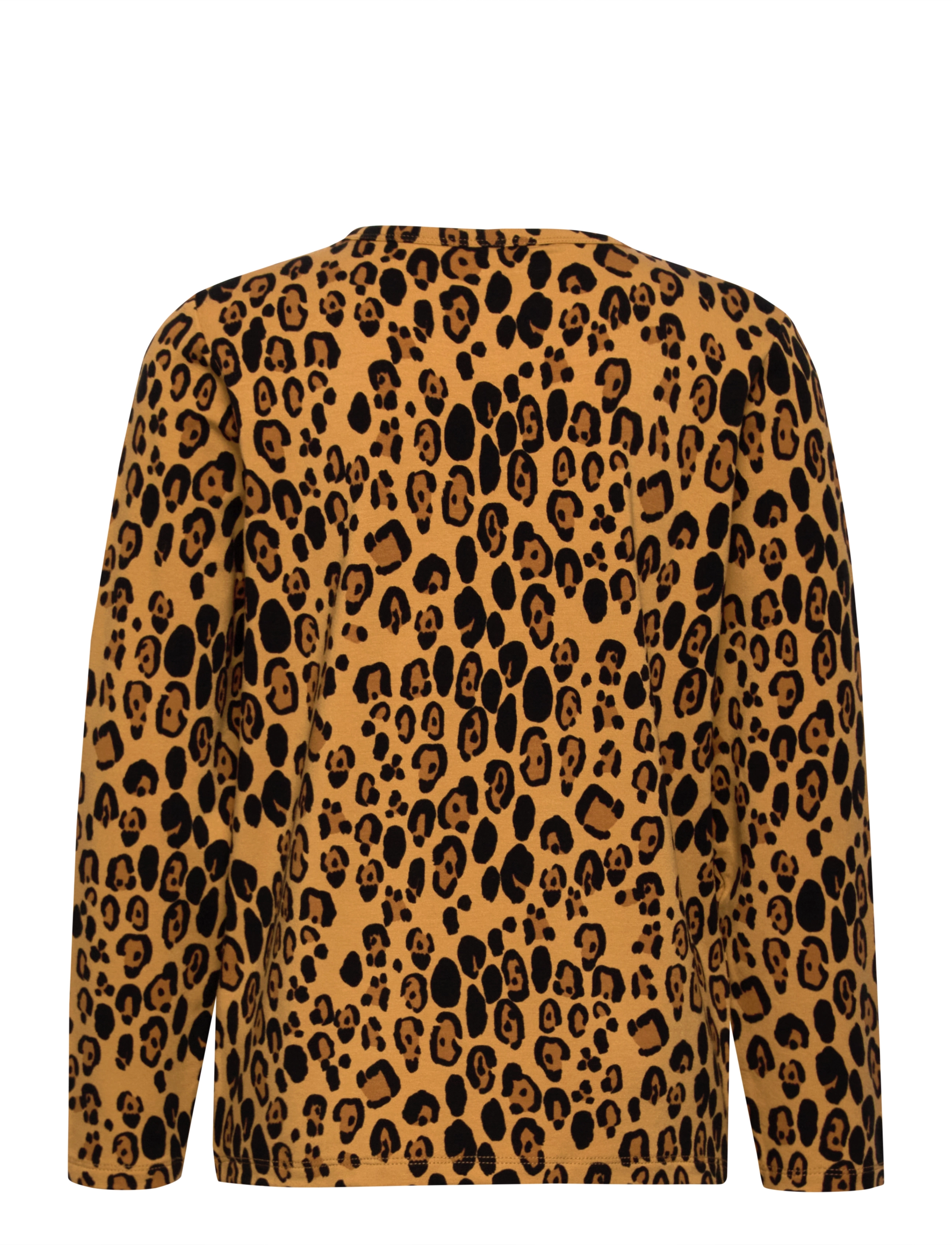 Mini Rodini - Basic leopard grandpa - t-krekli ar garām piedurknēm - beige - 1