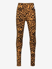 Basic leopard leggings - BEIGE