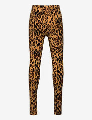 Mini Rodini - Basic leopard leggings - leginsy - beige - 1