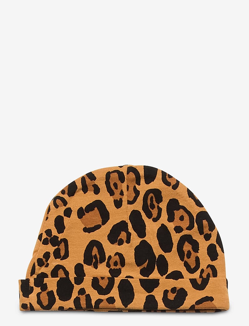 Mini Rodini - Basic leopard baby beanie - beebimütsid - beige - 1