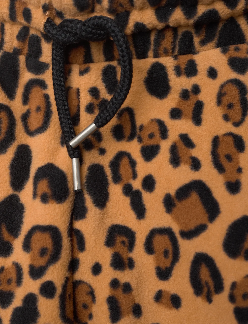 Mini Rodini - Leopard fleece trousers - fliisist püksid - beige - 3