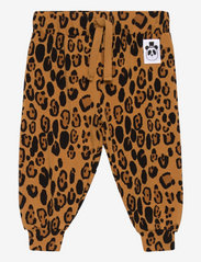Basic leopard trousers - BEIGE