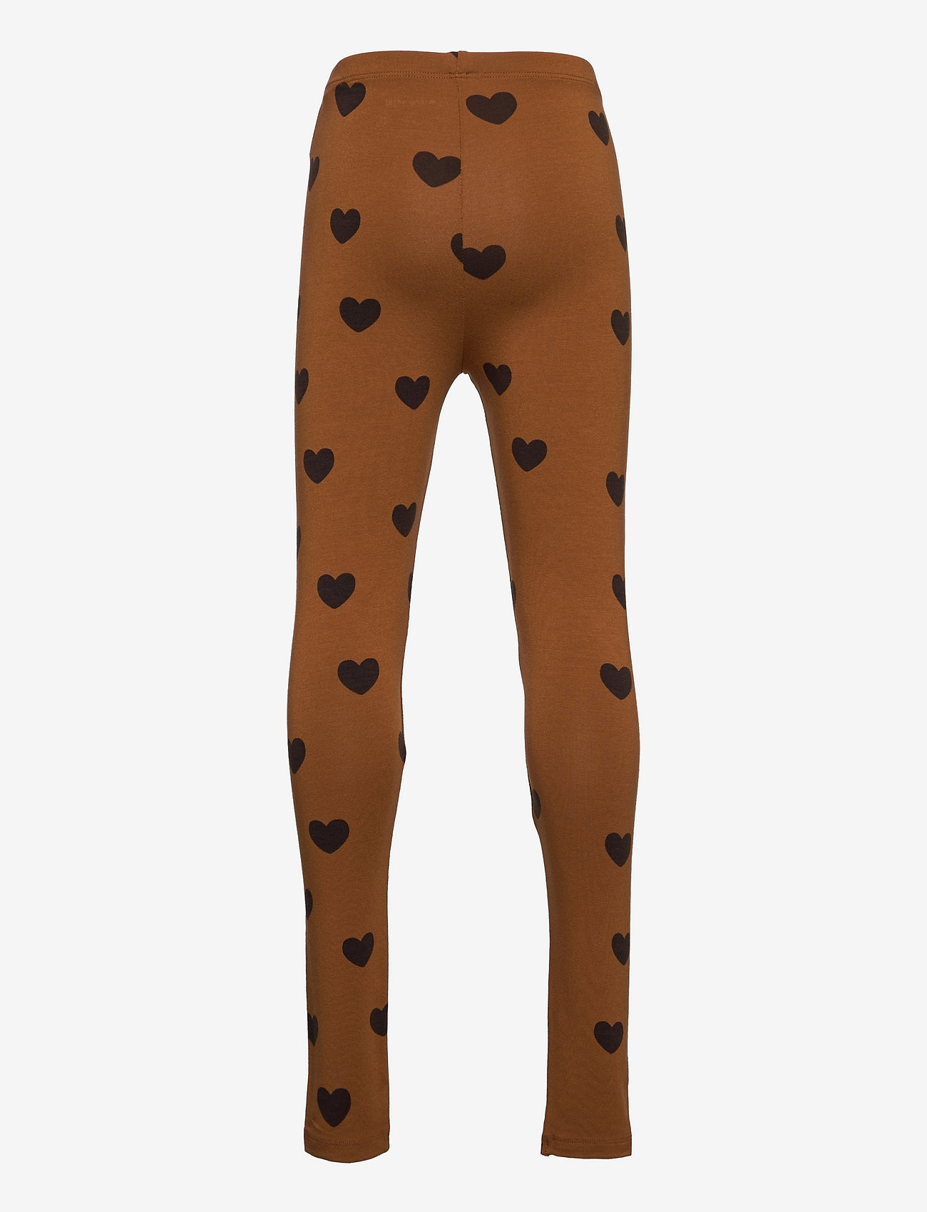 Mini Rodini - Basic hearts leggings TENCEL™ - mažiausios kainos - brown - 1