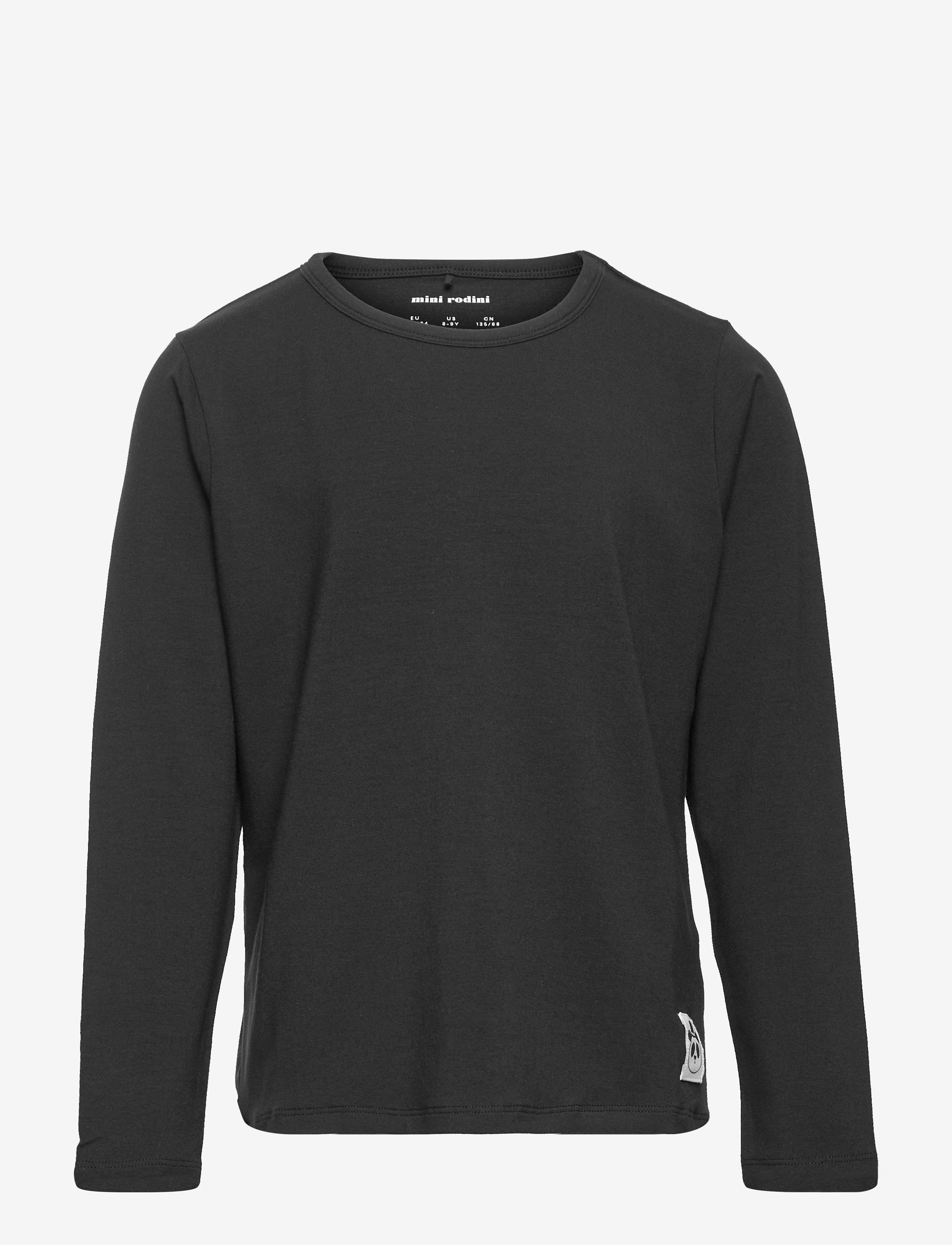 MINI RODINI Basic Ls Tee Tencel Schwarz - 80-86 - Kinder