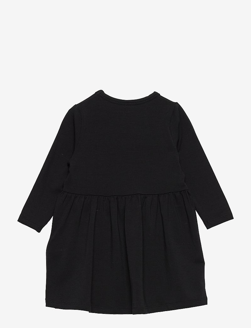Mini Rodini - Basic ls dress TENCEL™ - langærmede babykjoler - black - 1
