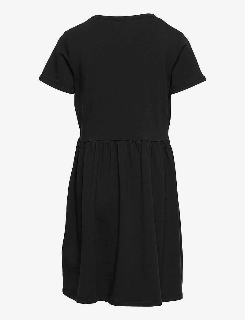 Mini Rodini - Basic ss dress TENCEL™ - kortærmede babykjoler - black - 1