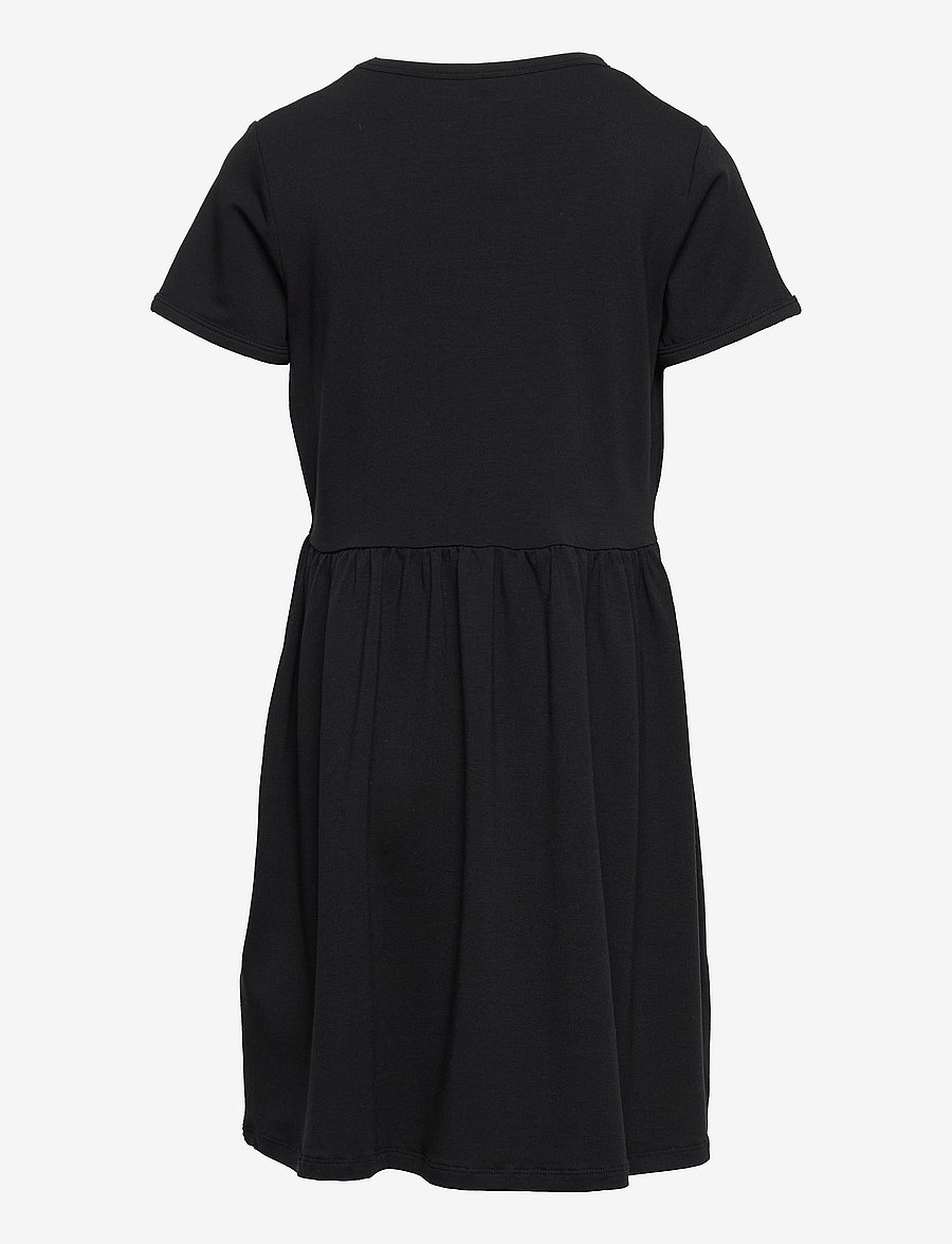 Mini Rodini - Basic ss dress TENCEL™ - kurzärmelige babykleider - black - 1