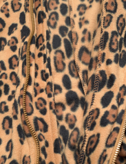 Mini Rodini - Leopard fleece onesie - fleecedresser - beige - 3