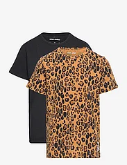 Basic leopard ss tee 2-pack