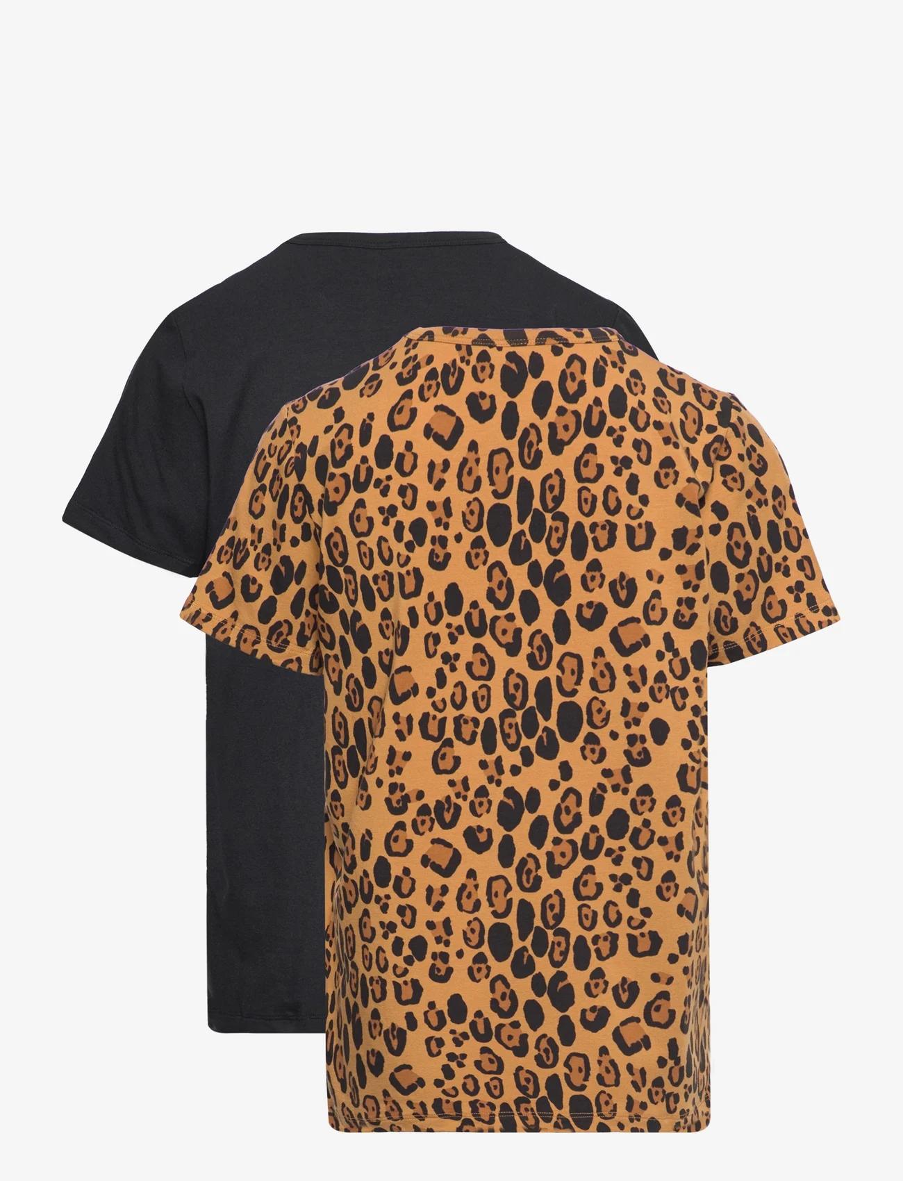 Mini Rodini - Basic leopard ss tee 2-pack - short-sleeved - multi - 1
