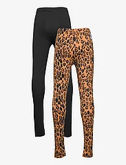 Mini Rodini - Basic leopard leggings 2-pack - leggings - multi - 1