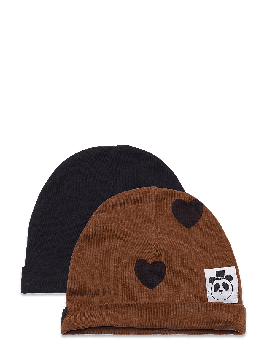 Mini Rodini - Basic hearts baby beanie 2-pack - bonnet - multi - 0