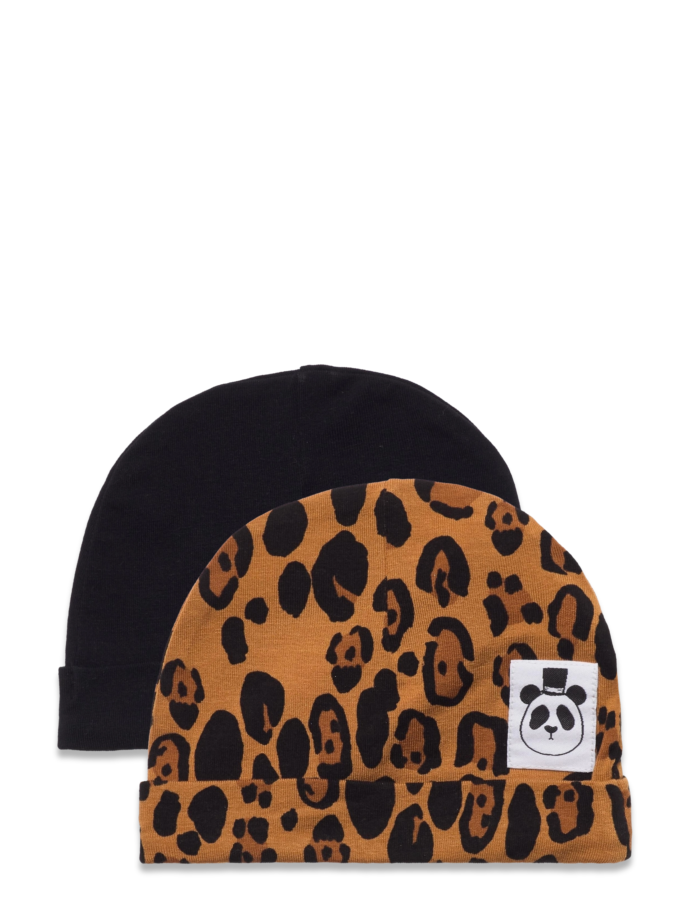 Mini Rodini Basic leopard baby beanie 2-pack - Accessoires - MULTI / multi