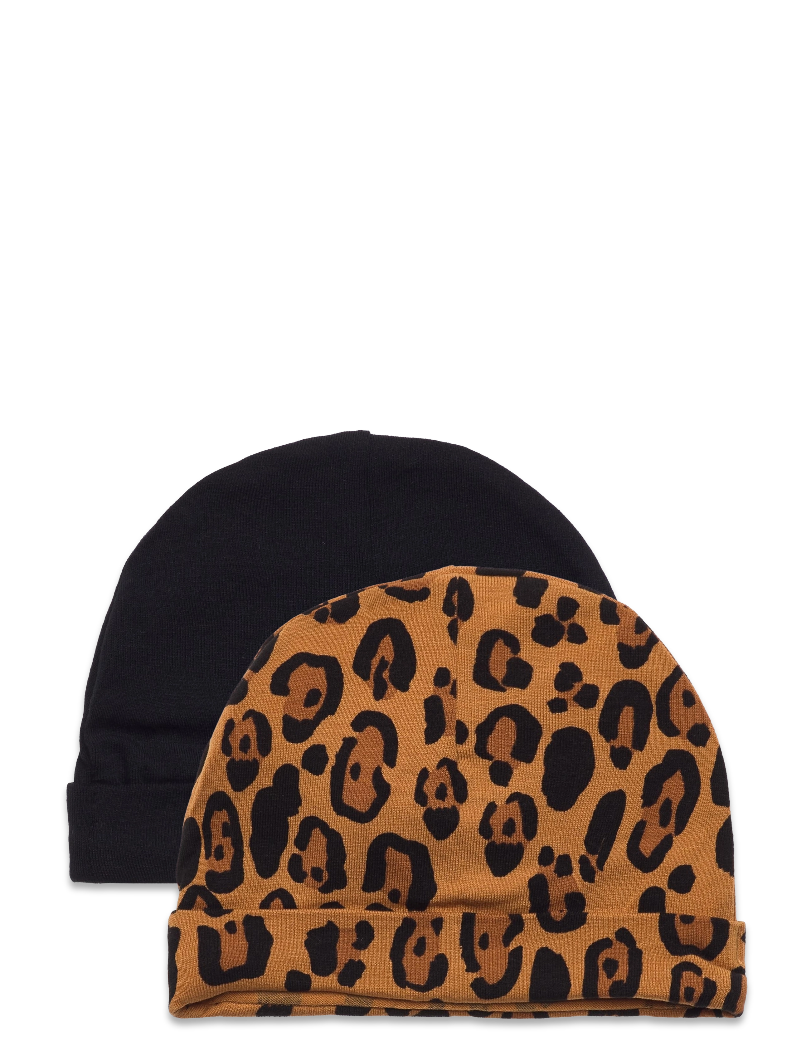 Mini Rodini - Basic leopard baby beanie 2-pack - madalaimad hinnad - multi - 1